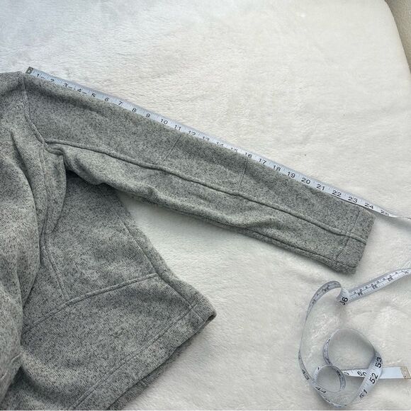 Old Navy Active Womens M Go Dry Athletic Jacket Heather Gray Asymmetrical Zipper - Picture 9 of 11